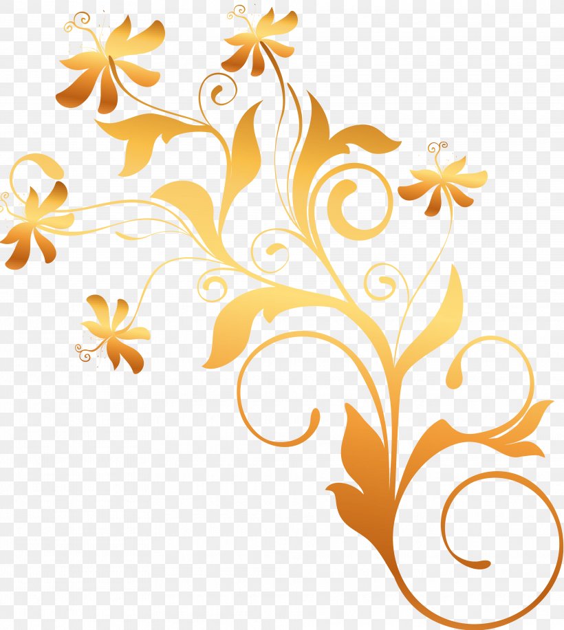 Flower Sticker Gold Chemical Element, PNG, 3846x4299px, Watercolor, Cartoon, Flower, Frame, Heart Download Free
