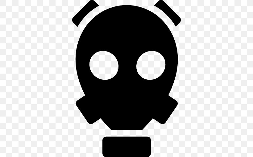 Gas Mask Clip Art, PNG, 512x512px, Gas Mask, Biological Hazard, Black And White, Dangerous Goods, Gas Download Free