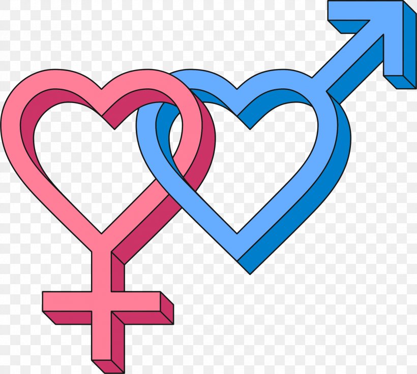 Gender Symbol Heart Heterosexuality Clip Art, PNG, 2328x2094px, Watercolor, Cartoon, Flower, Frame, Heart Download Free