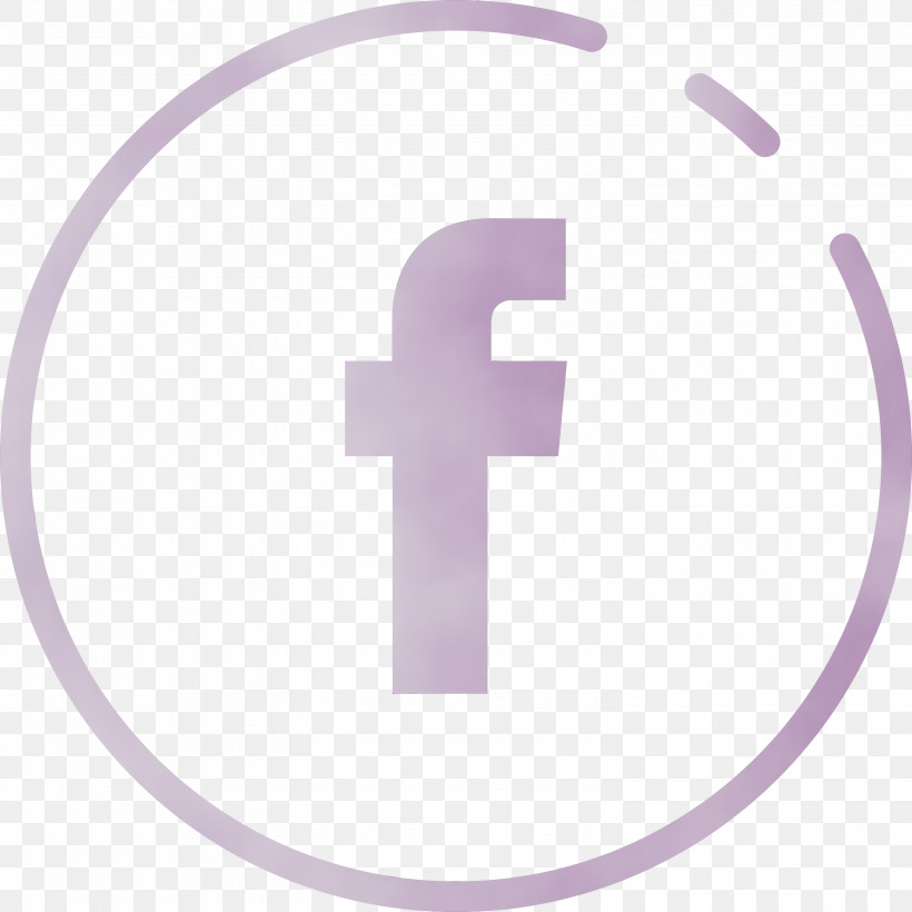 Purple Font Meter, PNG, 3000x3000px, Facebook Round Logo, Meter, Paint, Purple, Watercolor Download Free