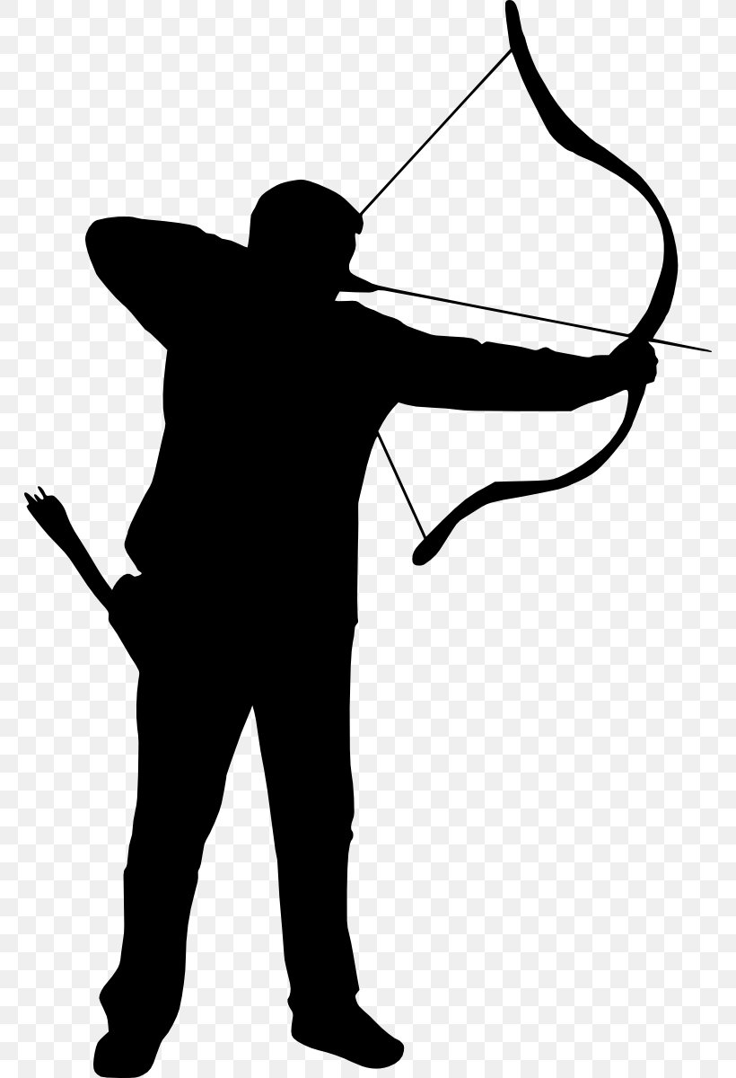 Silhouette Photography Clip Art, PNG, 766x1200px, Silhouette, Archery, Arm, Black, Black And White Download Free