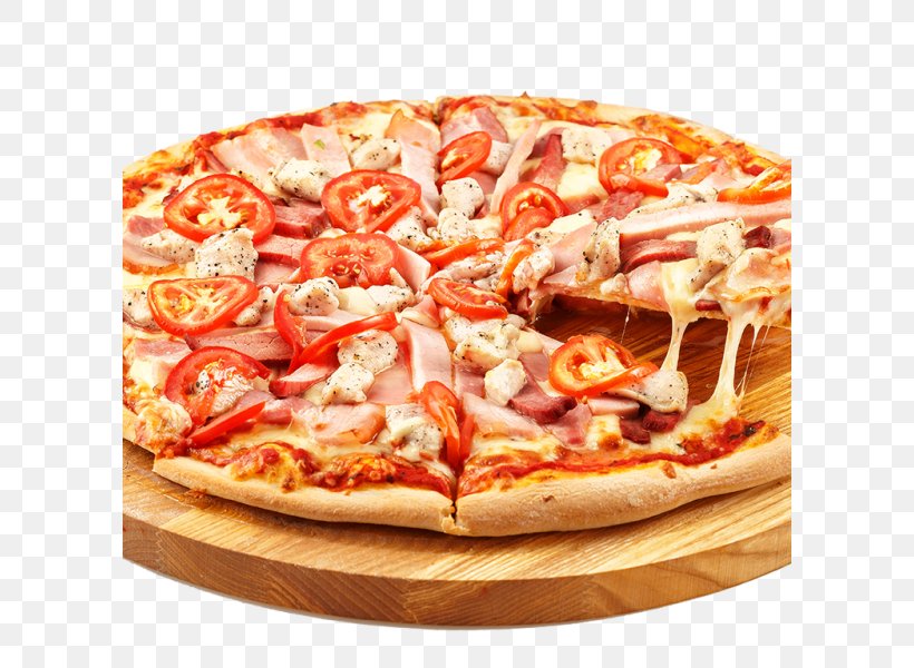 Bacon Pizza Meat Pork Mozzarella, PNG, 600x600px, Bacon, American Food, Beef, California Style Pizza, Chicken As Food Download Free