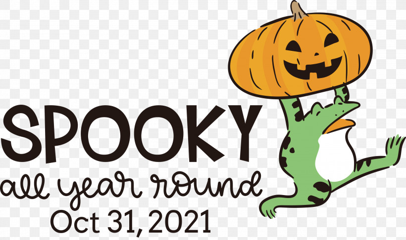 Spooky Halloween, PNG, 3000x1779px, Spooky, Animal Figurine, Behavior, Cartoon, Halloween Download Free