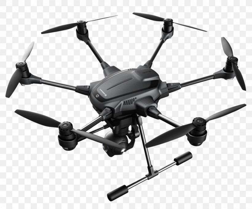 Yuneec International Typhoon H Unmanned Aerial Vehicle Intel RealSense Yuneec Typhoon H, PNG, 1200x994px, Yuneec International Typhoon H, Aerial Photography, Aircraft, Black And White, Camera Download Free