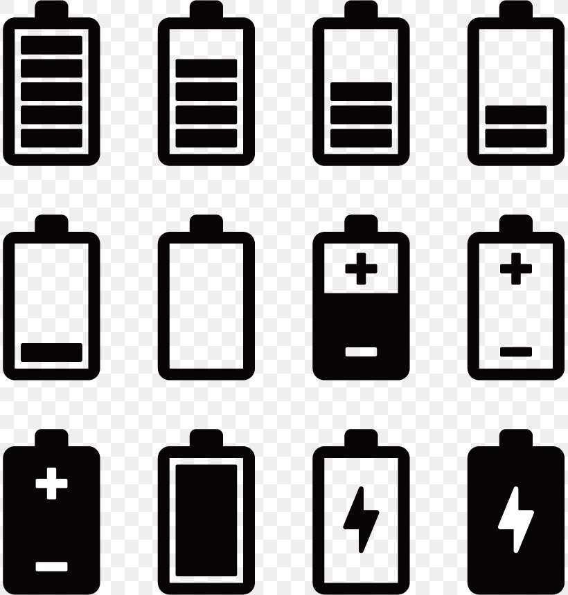 Battery Charger Icon  Png  811x860px  Battery  Black And