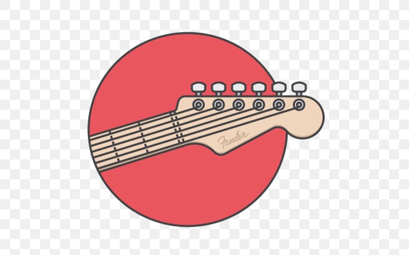 Electric Guitar Fender Stratocaster Ukulele Fingerstyle Guitar, PNG, 512x512px, Electric Guitar, Animation, Art, Digital Illustration, Dribbble Download Free