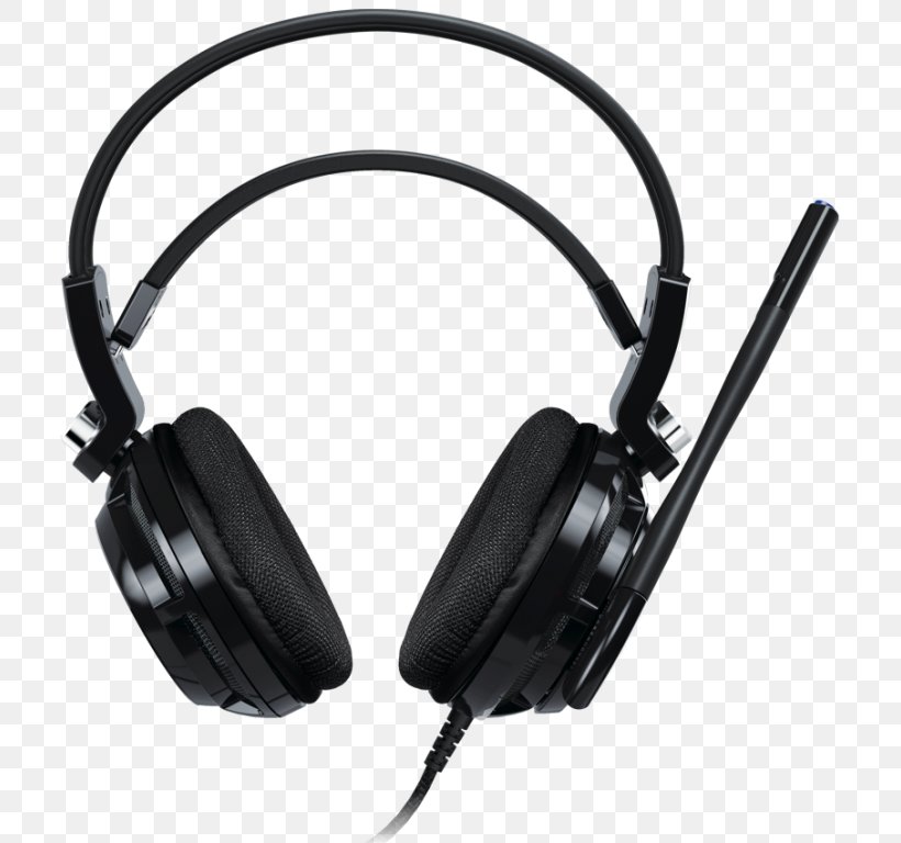Headphones Roccat Khan Pro Gaming Headset ROC-14 7.1 Surround Sound Roccat Khan Aimo Headset, PNG, 768x768px, 71 Surround Sound, Headphones, Audio, Audio Equipment, Computer Download Free