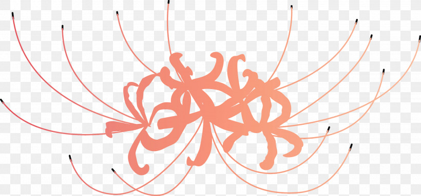 Line, PNG, 3000x1404px, Hurricane Lily, Flower, Line, Paint, Watercolor Download Free