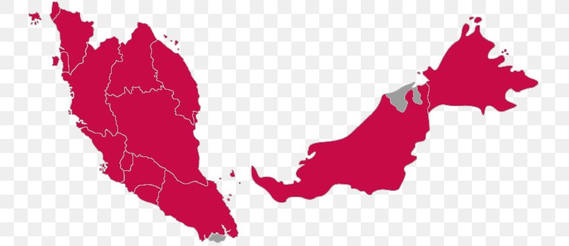 Vector Graphics Malaysian General Election, 2018 Flag Of Malaysia Map, PNG, 746x354px, Malaysia, Blank Map, Computer Graphics, Flag Of Malaysia, Magenta Download Free