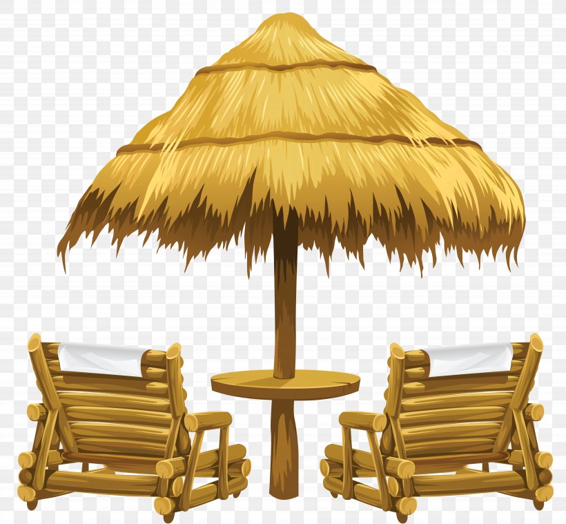 Chair Beach Umbrella Clip Art, PNG, 7336x6797px, Chair, Beach, Brass, Chaise Longue, Deckchair Download Free