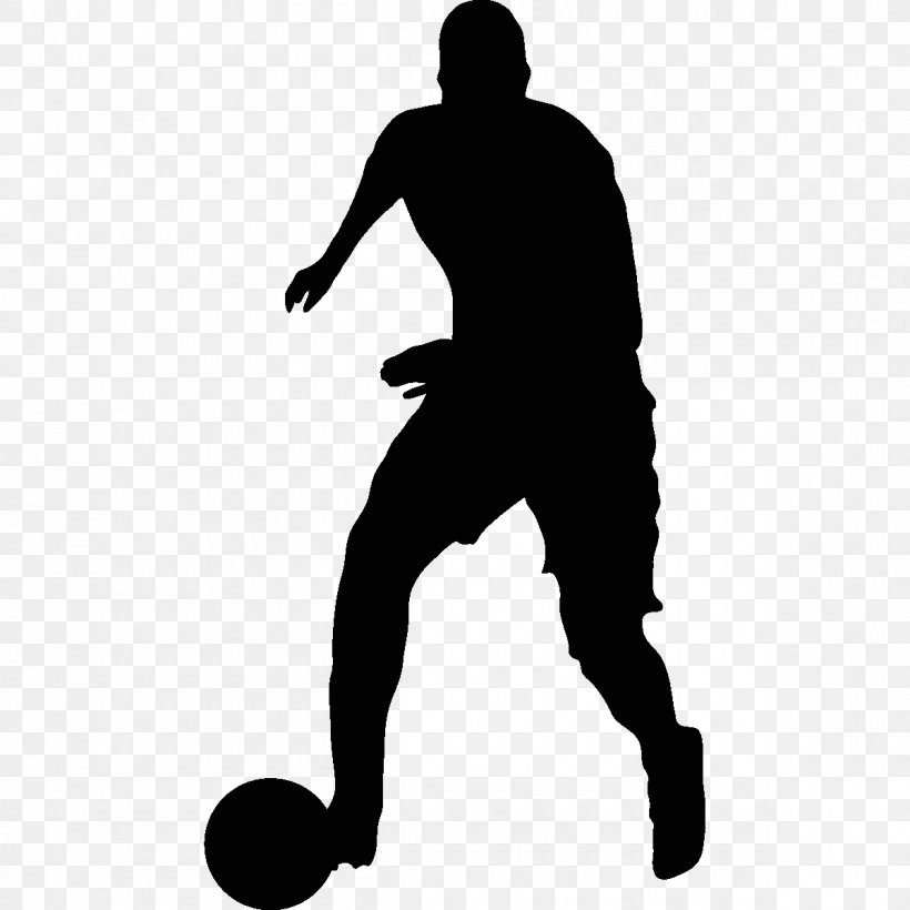 Football Player Silhouette Sport UEFA Europa League, PNG, 1200x1200px, Football Player, Arm, Athlete, Black, Black And White Download Free