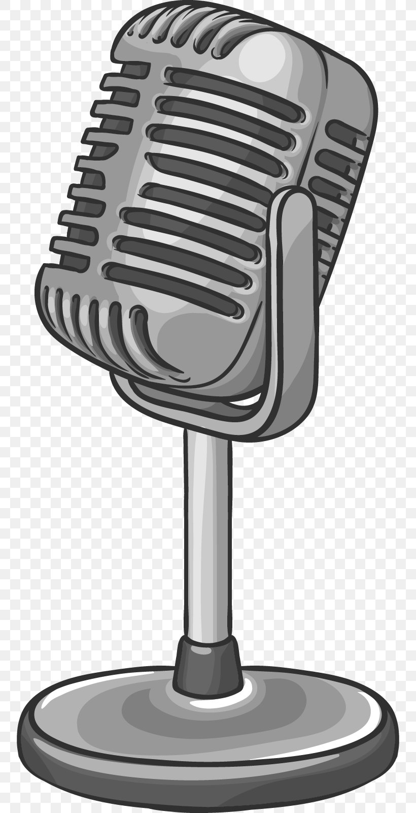 Microphone Drawing Icon, PNG, 754x1600px, Microphone, Audio, Audio Equipment, Drawing, Painting Download Free
