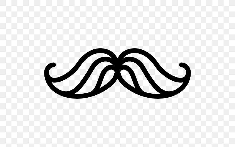 Mustache, PNG, 512x512px, Moustache, Beard, Black And White, Body Jewelry, Designer Stubble Download Free