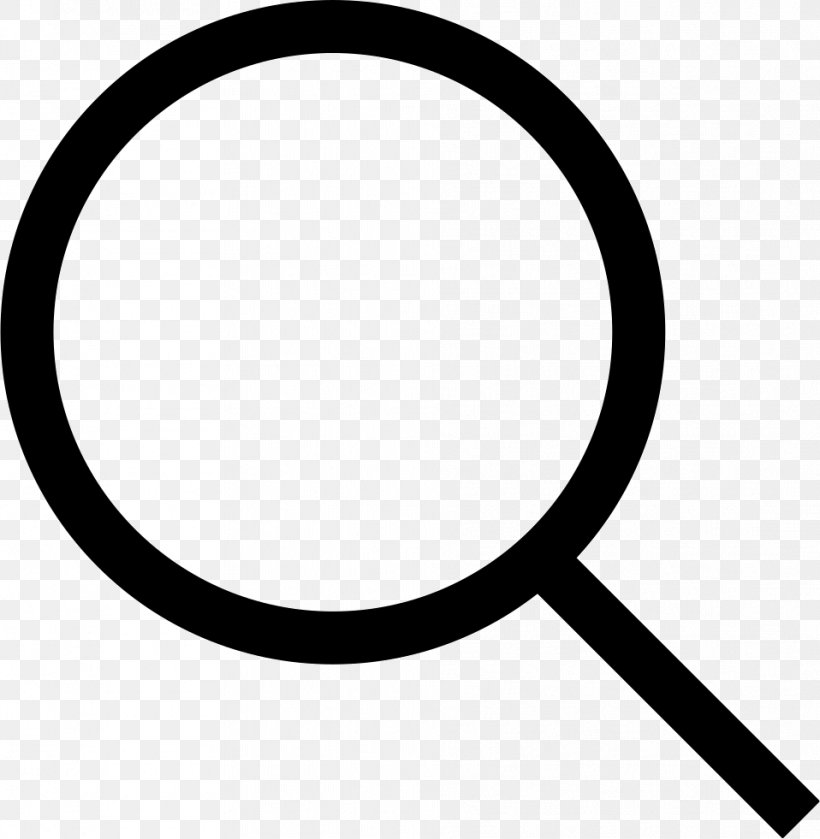 Symbol Magnifying Glass, PNG, 958x981px, Symbol, Black And White, Magnifying Glass, Zooming User Interface Download Free