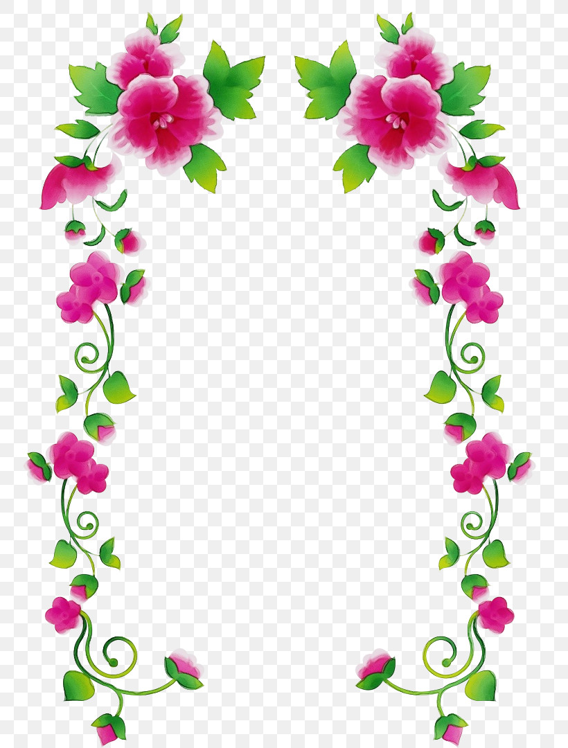 Picture Frame, PNG, 752x1080px, Watercolor, Flower, Interior Design, Paint, Picture Frame Download Free