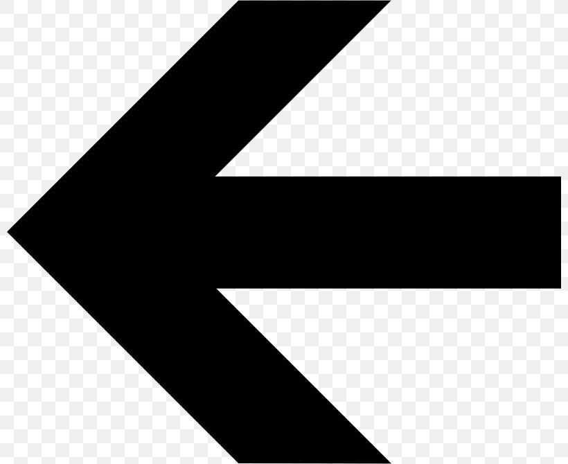 Arrow Symbol Sign Clip Art, PNG, 800x670px, Symbol, Black, Black And White, Brand, Logo Download Free