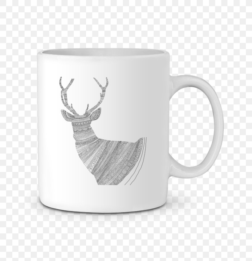 Art Canvas Print Deer, PNG, 690x850px, Art, Antler, Canvas, Canvas Print, Coffee Cup Download Free