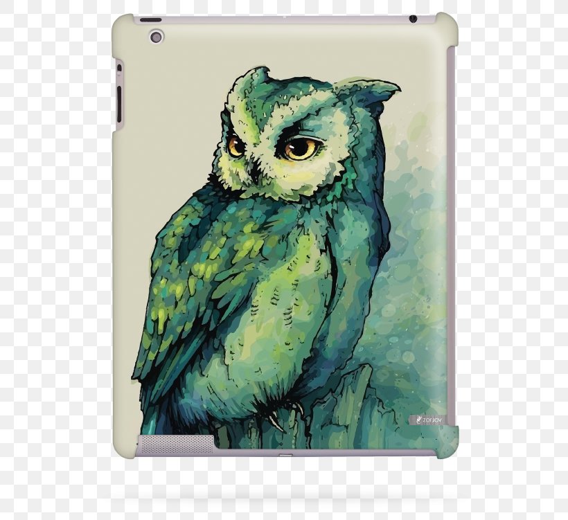 Owl Watercolor Painting Bird, PNG, 760x751px, Owl, Animal, Art, Barn Owl, Beak Download Free