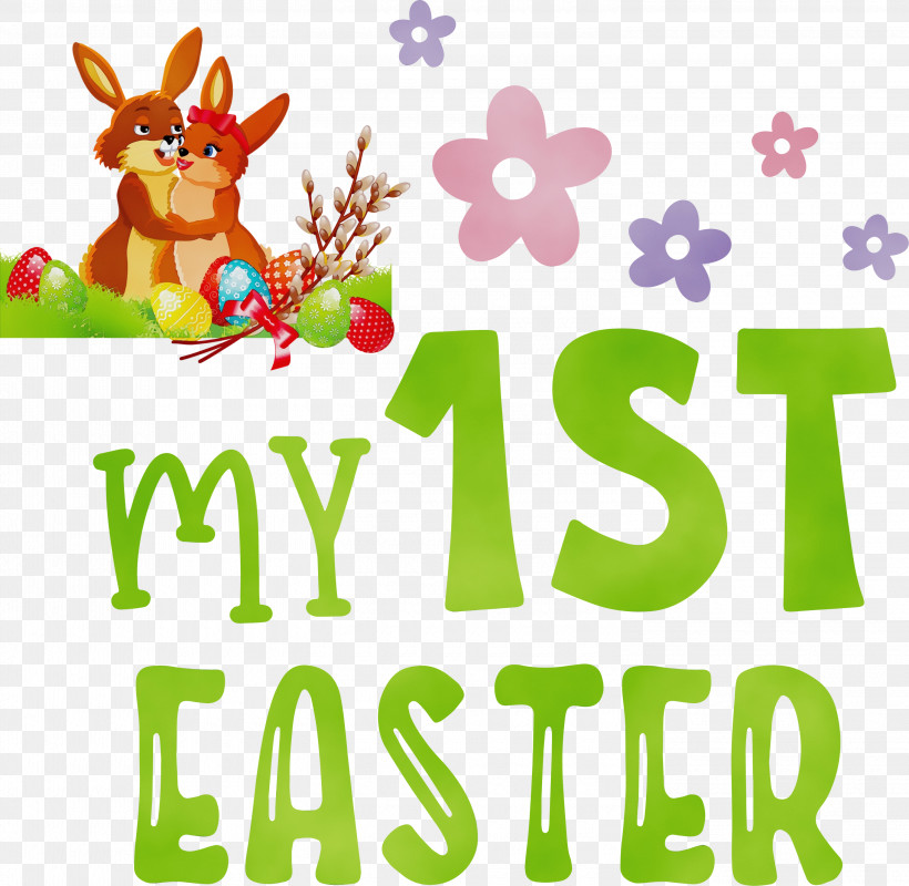 Reindeer, PNG, 3000x2929px, My 1st Easter, Easter Bunny, Easter Day, Line, Logo Download Free