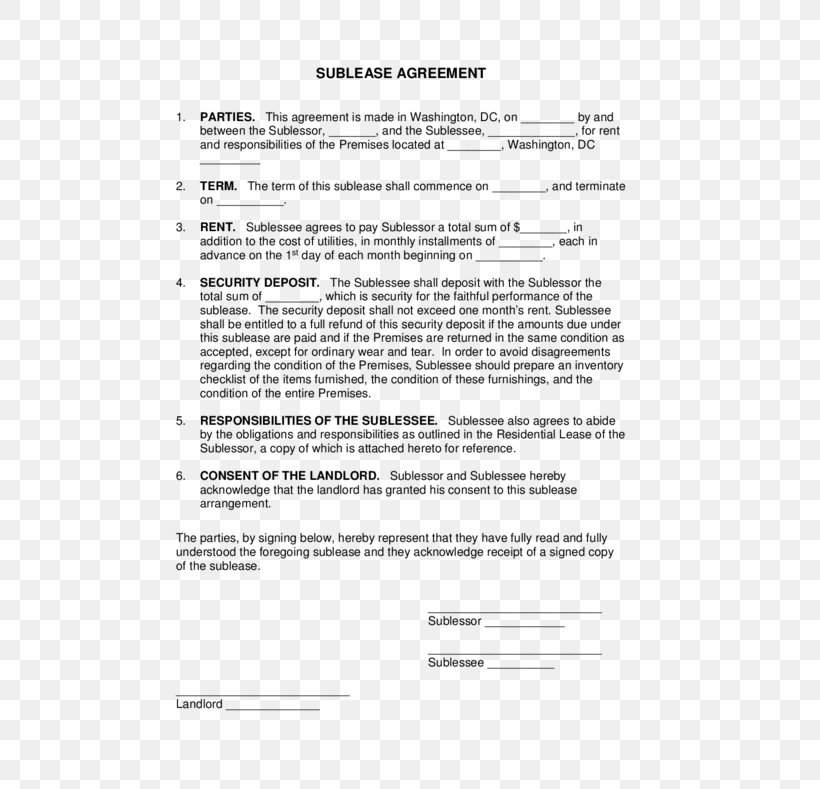 Free Monthly Rental Agreement Template