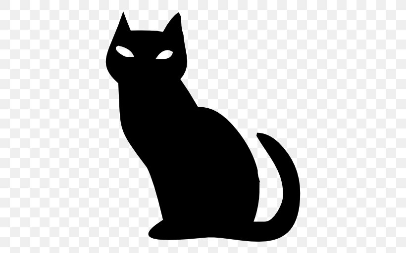 Black Cat, PNG, 512x512px, Cat, Black, Black And White, Black Cat, Carnivoran Download Free