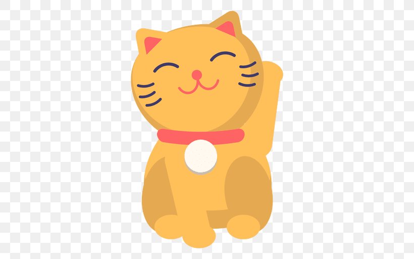 Cat Kitten Maneki-neko, PNG, 512x512px, Cat, Black Cat, Carnivoran, Cartoon, Cat Like Mammal Download Free