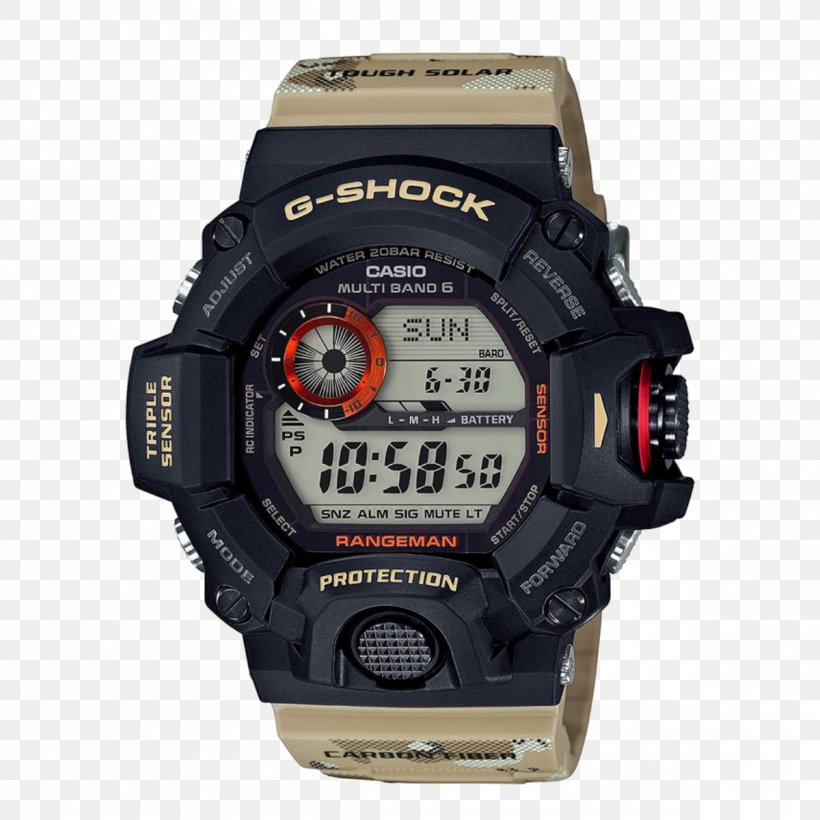 Master Of G G-Shock Rangeman GW9400 Watch Casio, PNG, 1200x1200px, Master Of G, Brand, Casio, Casio Gshock Frogman, Casio Wave Ceptor Download Free