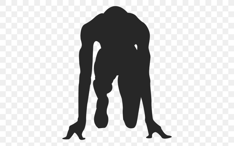 Silhouette, PNG, 512x512px, Silhouette, Animaatio, Arm, Athlete, Black Download Free