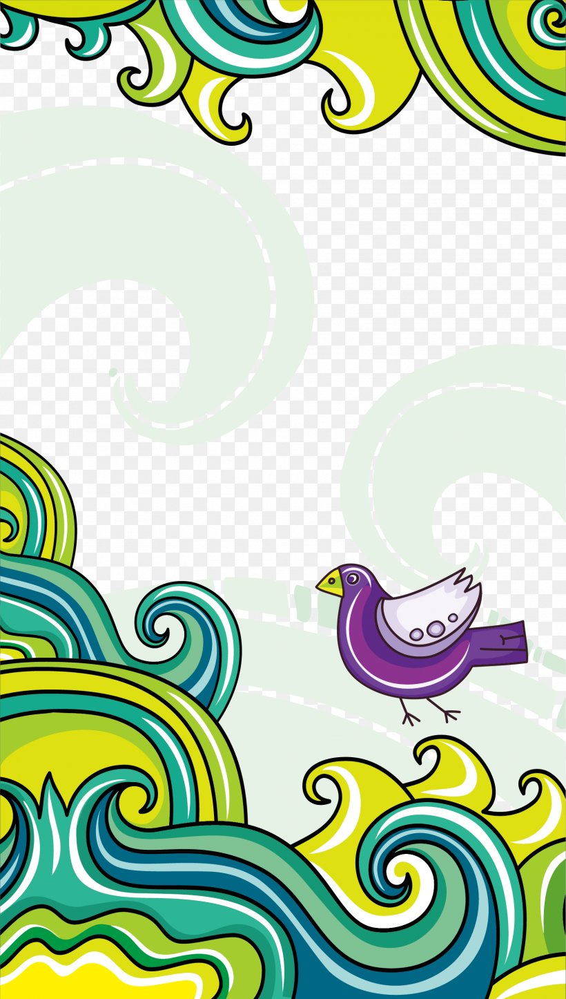 Wind Wave Illustration, PNG, 1616x2851px, Wind Wave, Area, Cartoon, Drawing, Green Download Free