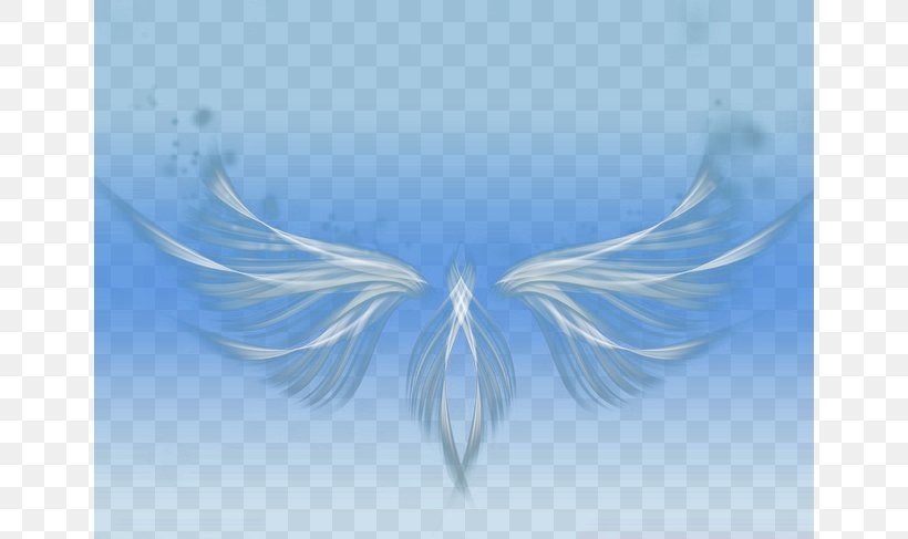 Sky Illustration, PNG, 650x487px, Sky, Blue, Computer, Feather, Symmetry Download Free