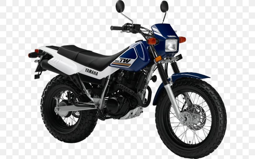 Yamaha Motor Company Yamaha TW200 Dual-sport Motorcycle Honda, PNG, 640x512px, Yamaha Motor Company, Automotive Exterior, Automotive Tire, Automotive Wheel System, Car Download Free