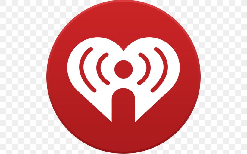 IHeartRADIO IHeartMedia App Store Internet Radio, PNG, 512x512px, Watercolor, Cartoon, Flower, Frame, Heart Download Free