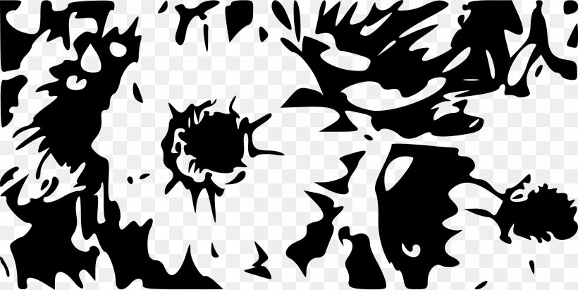 Flower Bouquet Floral Design, PNG, 2400x1204px, Flower, Art, Black, Black And White, Branch Download Free