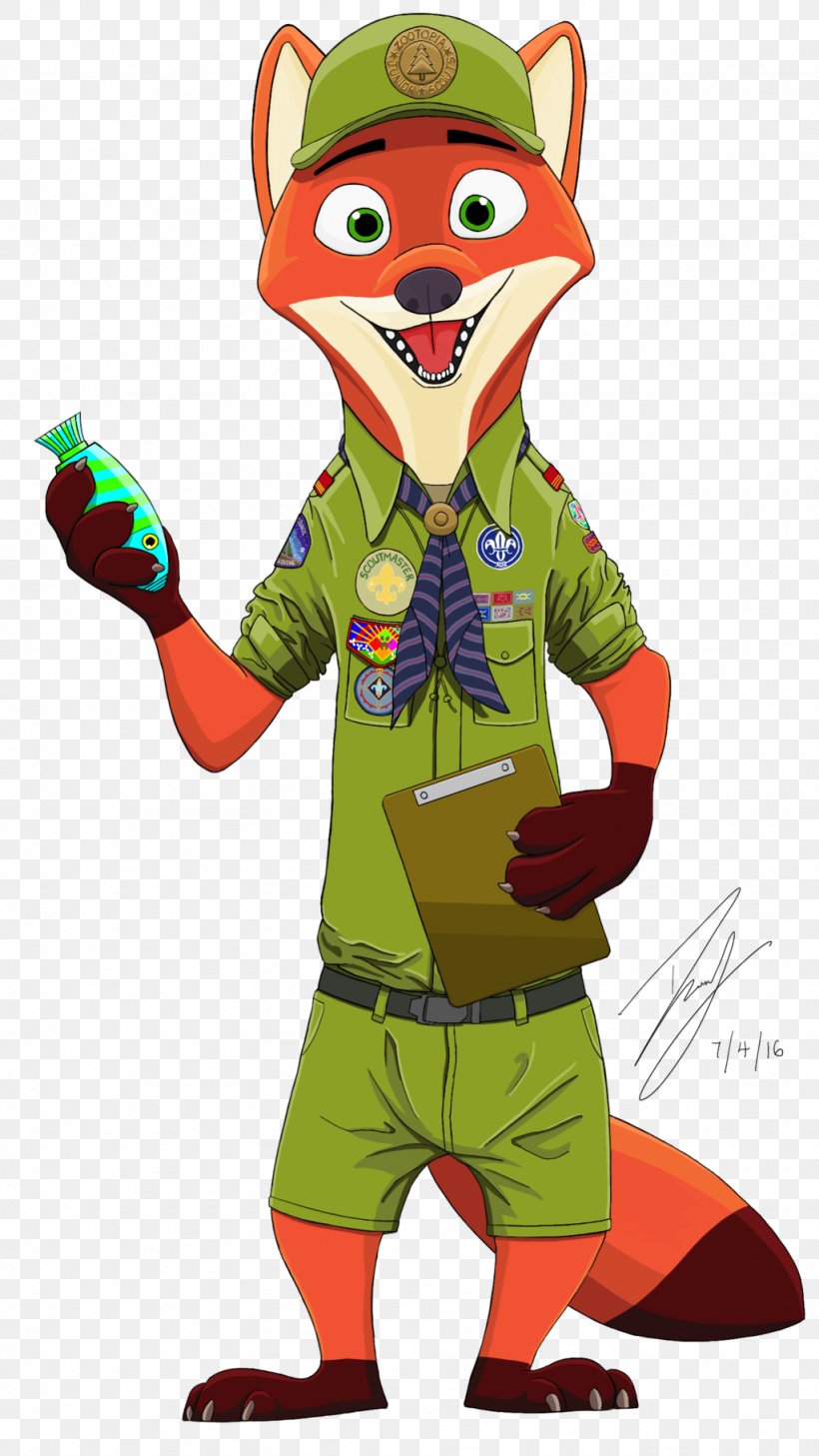 Nick Wilde Digital Art Lt. Judy Hopps, PNG, 1024x1820px, Nick Wilde, Art, Cartoon, Character, Concept Art Download Free