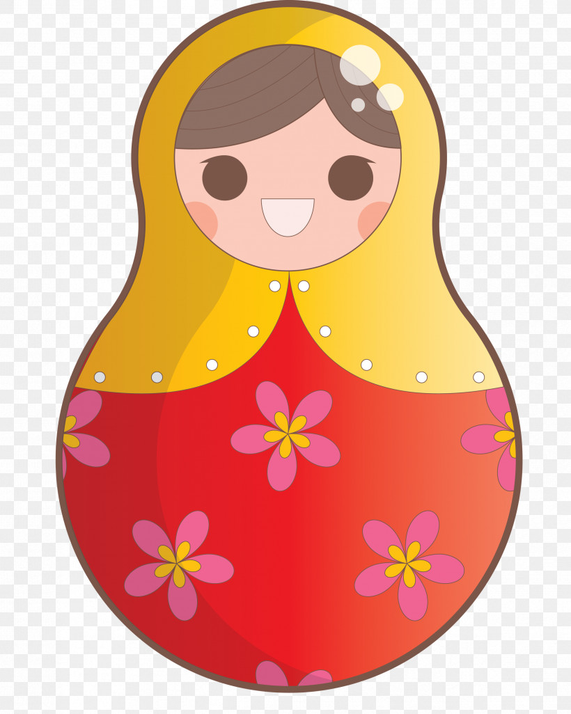 Colorful Russian Doll, PNG, 2396x3000px, Colorful Russian Doll, Cartoon, Yellow Download Free