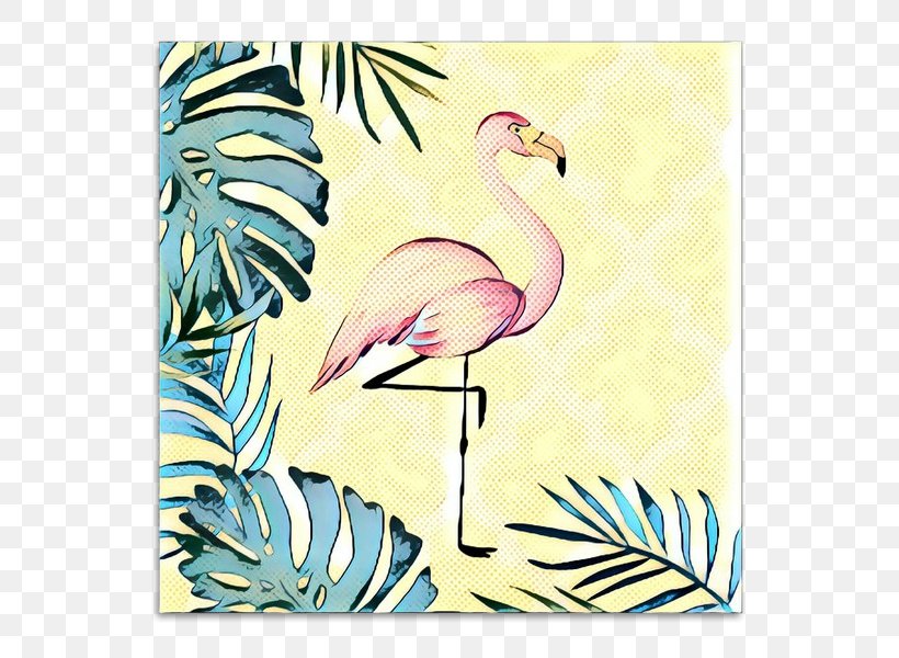 Flamingo, PNG, 600x600px, Pop Art, Beak, Bird, Crane, Cranelike Bird Download Free