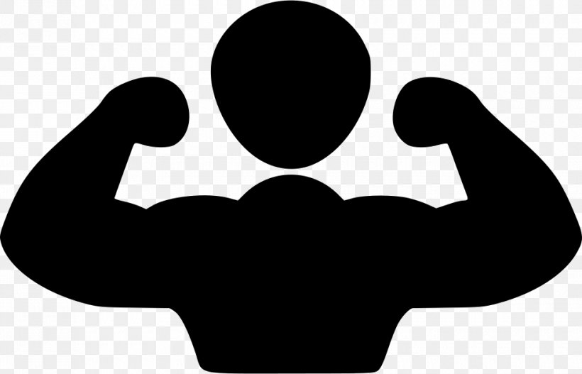 Muscle Fitness Centre Bodybuilding Clip Art, PNG, 980x630px, Muscle, Biceps, Black, Black And White, Bodybuilding Download Free