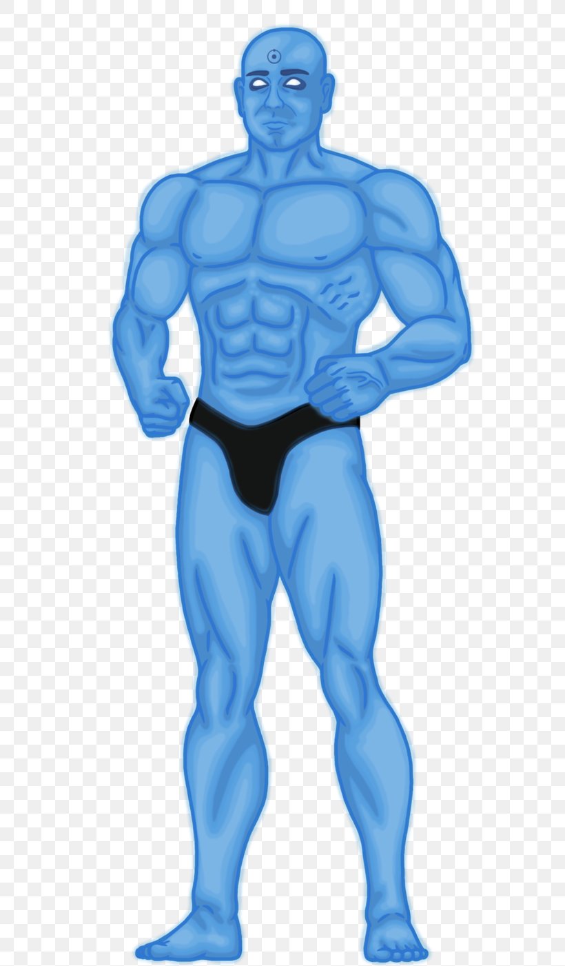 Zack Snyder Doctor Manhattan Watchmen Physician, PNG, 570x1401px, Zack Snyder, Arm, Bodybuilder, Bodybuilding, Cartoon Download Free