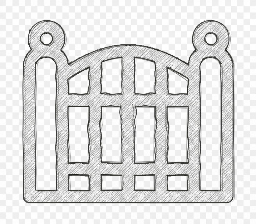 Gate Icon City Elements Icon, PNG, 1250x1094px, Gate Icon, Black, Black And White, Car, Chemical Symbol Download Free
