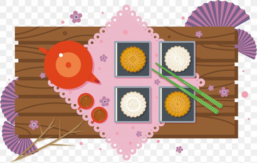 Mooncake Chinese Cuisine Mid-Autumn Festival Chuseok, PNG, 3353x2142px, Mooncake, Art, Autumn, Chinese Cuisine, Chuseok Download Free