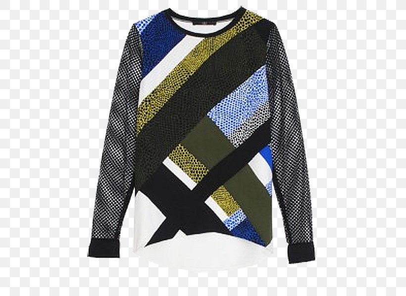 Sleeve Top Fashion Sweater Tibi, PNG, 500x598px, Sleeve, Blouse, Collar, Fashion, Mesh Download Free