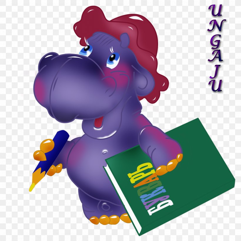 Hippopotamus Presentation Clip Art, PNG, 2000x2000px, Hippopotamus, Animal, Fictional Character, Figurine, Lesson Download Free