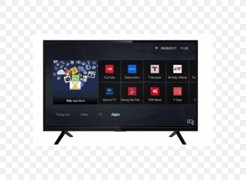 TCL Corporation LED-backlit LCD Smart TV High-definition Television, PNG, 600x600px, Tcl Corporation, Audio Receiver, Display Device, Display Size, Electronic Instrument Download Free
