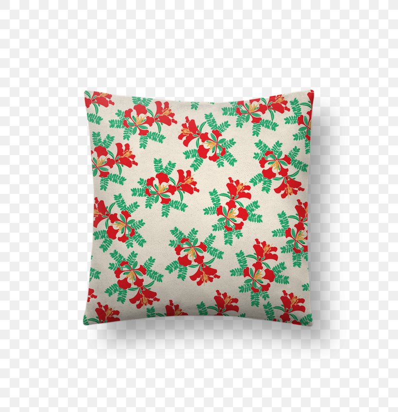 Cushion Throw Pillows Royal Poinciana Synthetic Fiber, PNG, 690x850px, Cushion, Bag, Delonix, Graphic Designer, Loiretcher Download Free