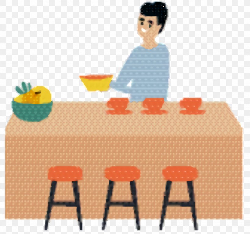 Table Cartoon, PNG, 1348x1260px, Cartoon, Furniture, Orange, Outdoor Table, Picnic Table Download Free