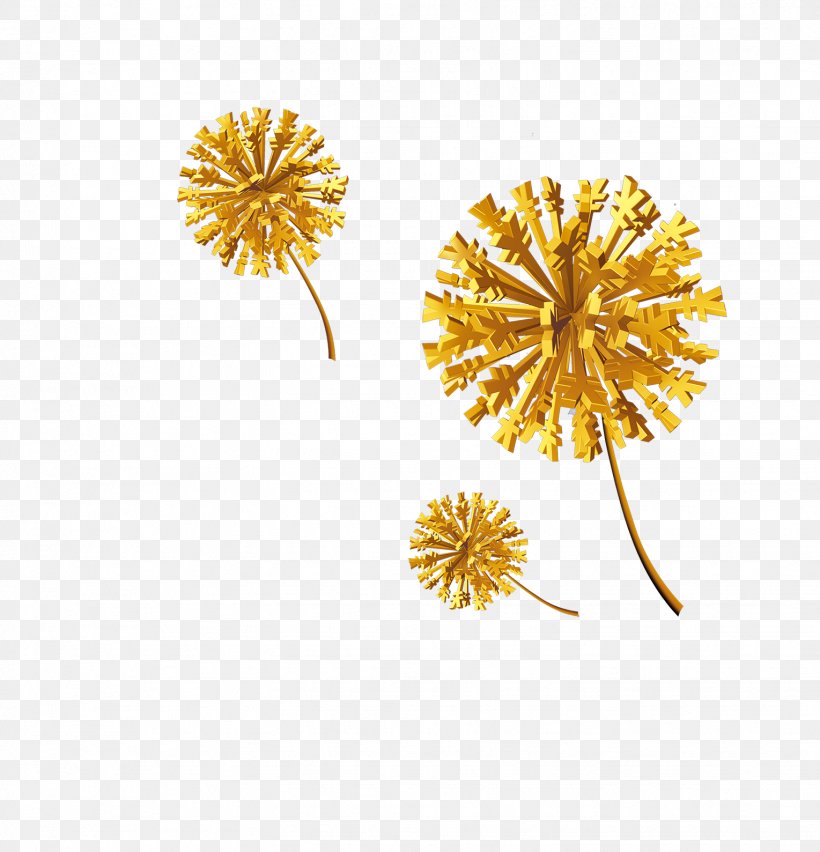 Download, PNG, 1529x1589px, Dandelion, Computer Graphics, Daisy Family, Flower, Petal Download Free