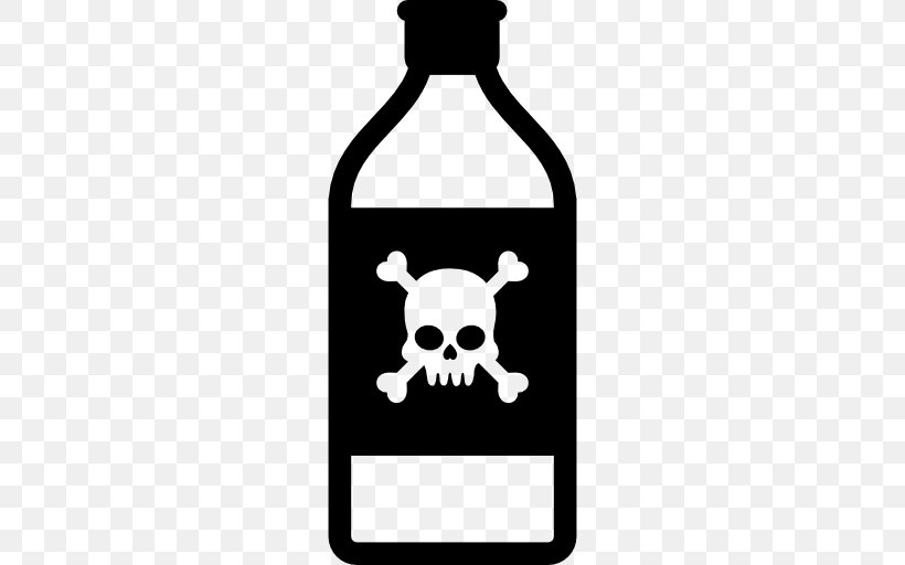 Poison Dose Toxicity Pharmacology, PNG, 512x512px, Poison, Black, Black And White, Bone, Bottle Download Free