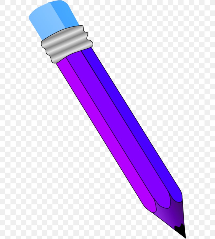 Purple Pencil Clip Art, PNG, 600x913px, Purple, Pencil Download Free