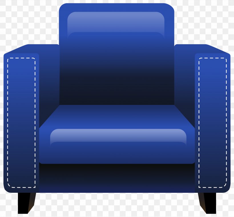 Blue Clip Art, PNG, 5641x5238px, Blue, Chair, Cobalt Blue, Couch, Furniture Download Free