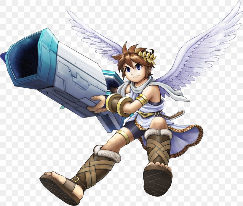 Kid Icarus: Uprising Pit Weapon Video Game, PNG, 2000x1696px, Watercolor, Cartoon, Flower, Frame, Heart Download Free